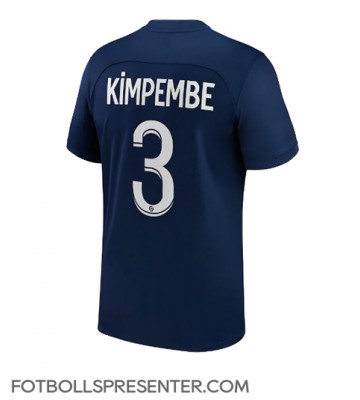 Paris Saint-Germain Presnel Kimpembe #3 Hemma Matchtröja 2022-23 Kortärmad